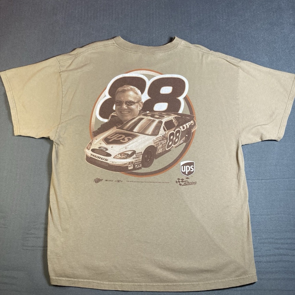 Vintage Dale Jarrett #88 UPS Racing NASCAR T-Shirt Men's XL Winners Circle